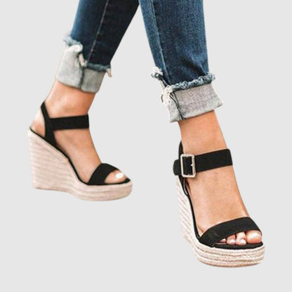 Sandalias Mujer Tacón Comodas Ajuste Elegante