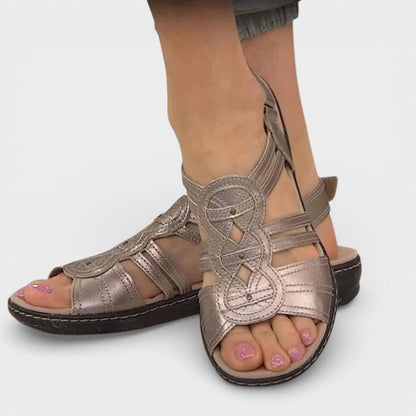 Sandalias Planas Mujer Comodas Ajuste Ergonómico