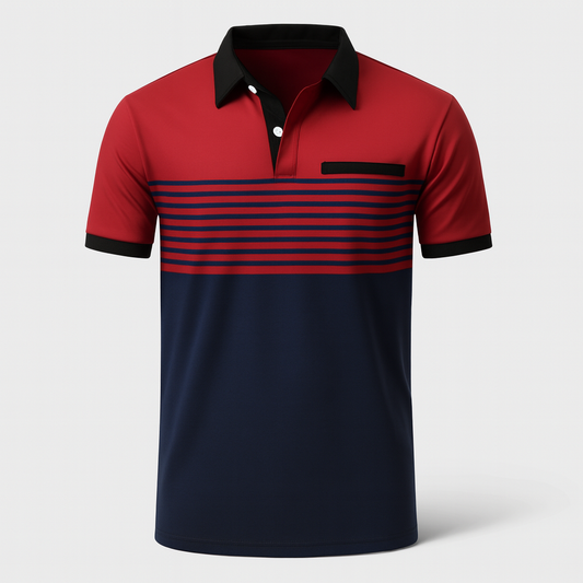 Polo hombre de Algodón manga corta cuello botones corte regular - Mavetta