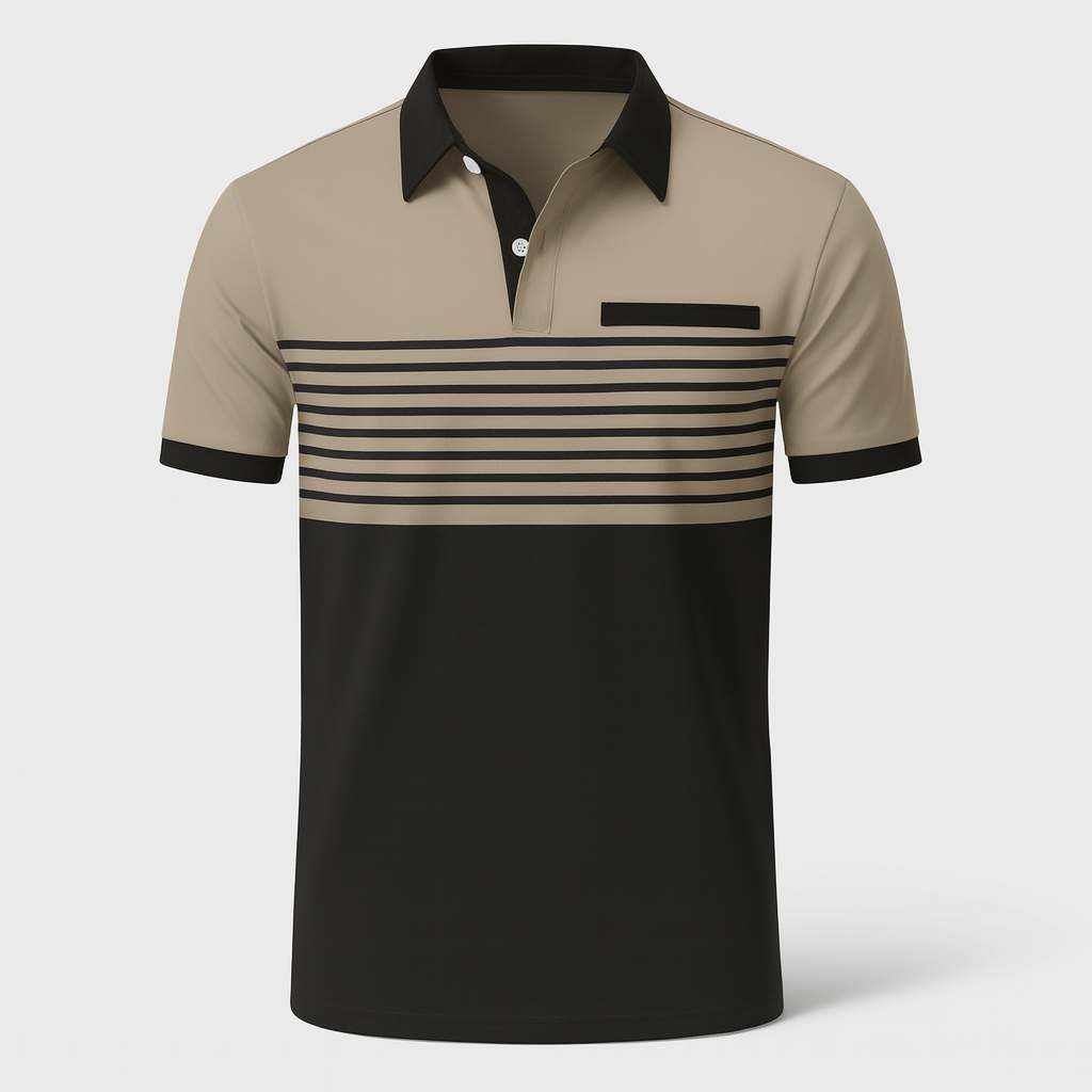 Polo hombre de Algodón manga corta cuello botones corte regular