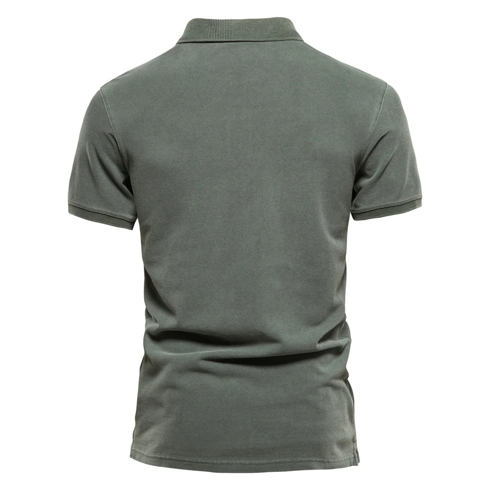 Polo hombre Algodón Corte Entallado Cuello Clásico