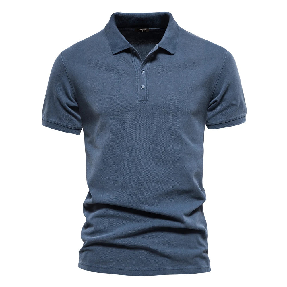 Polo hombre Algodón Corte Entallado Cuello Clásico