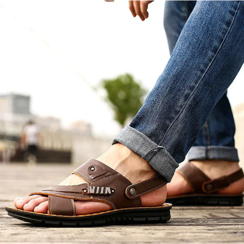 Sandalias Hombre con Tira Ajustable Suela Antideslizante