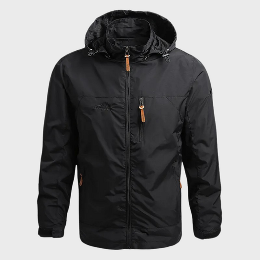 Chaqueta impermeable hombre con cuello alto ajustado - Mavetta