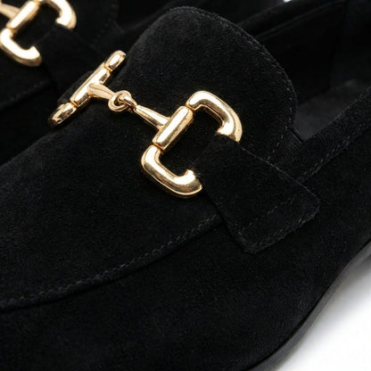 Mocasines Hombre Piel Hebilla Slip-On Elegante