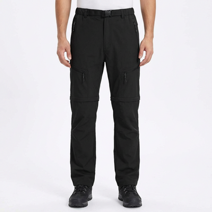 Pantalón Convertible Hombre con Piernas Desmontables y Cinturón