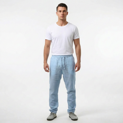 Pantalón Hombre Algodón Cintura Elástica Pernera Recta - Mavetta