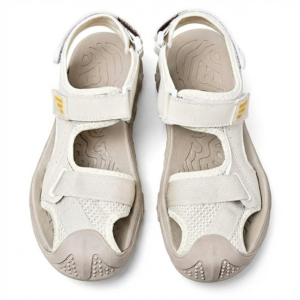 Sandalias Hombre Trekking con Puntera Protegida y Tiras Ajustables