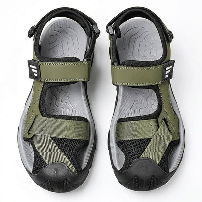 Sandalias Hombre Trekking con Puntera Protegida y Tiras Ajustables