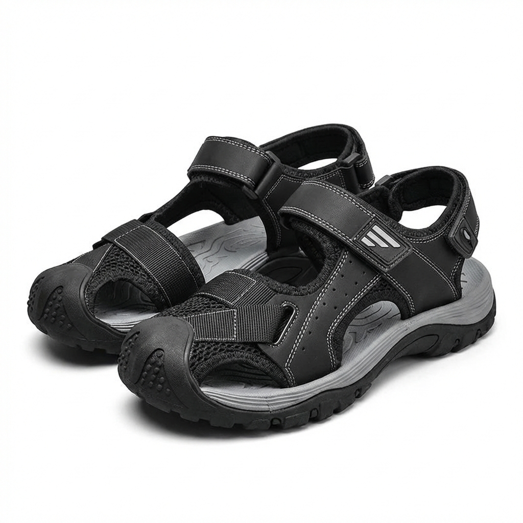 Sandalias Hombre Trekking con Puntera Protegida y Tiras Ajustables - Mavetta