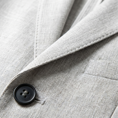 Traje Hombre Corte Relajado Solapa Clásica Veraniego