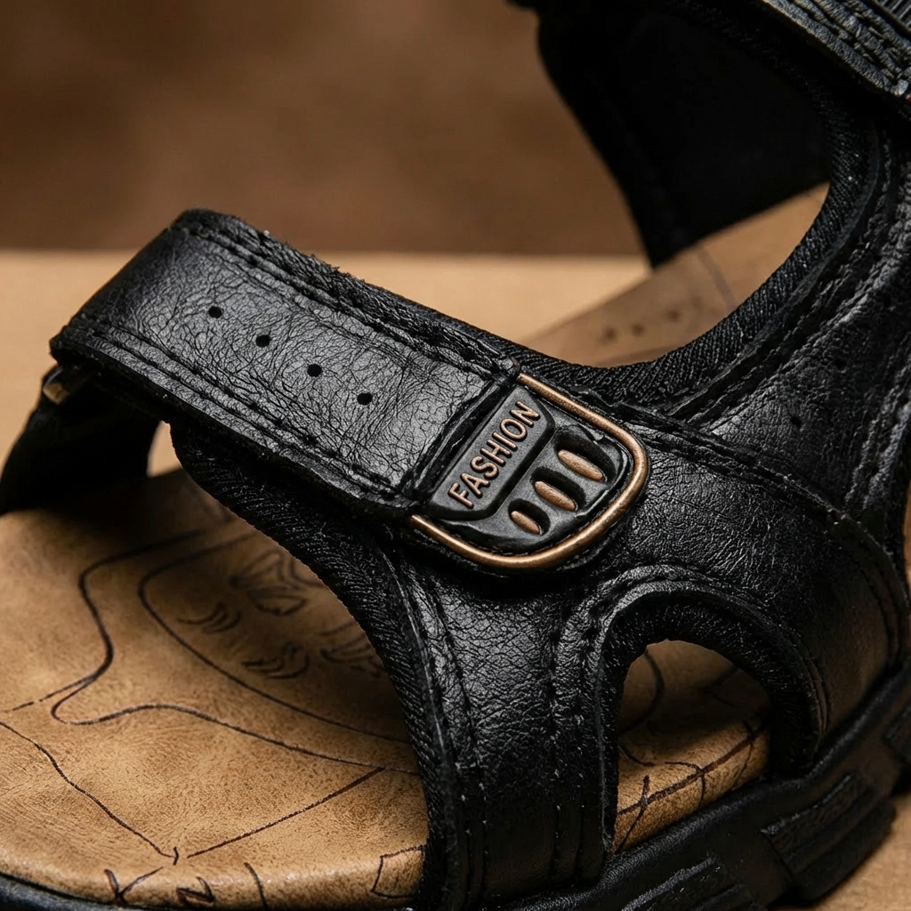 Sandalias Trekking Unisex con Cierres de Velcro y Suela de Tracción