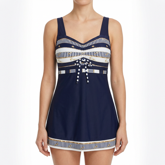 Bañador Tankini Mujer de Dos Piezas con Falda Integrada - Mavetta