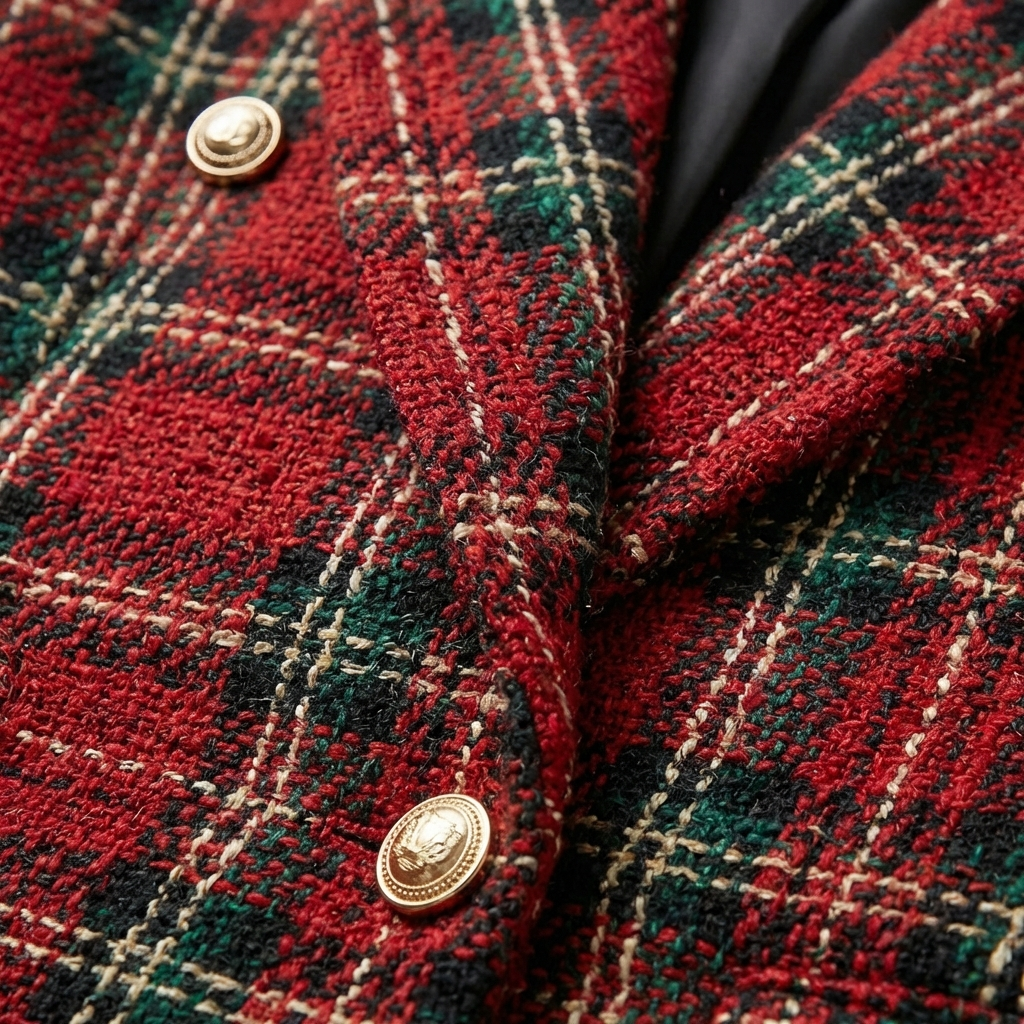 Blazer Mujer con Botones Decorativos Cierre Cruzado Elegante