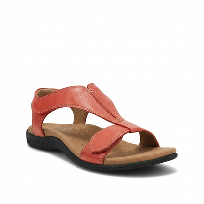Sandalias Mujer Confort Diseño en T Cierre Ajustable Ortopédico