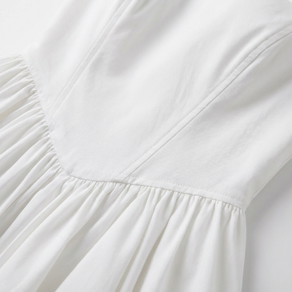 Vestido Midi Mujer Tul Escote Halter Romántico