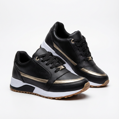 Zapatillas Mujer Deportivo Cuña Suela Elevada Cordones - Mavetta