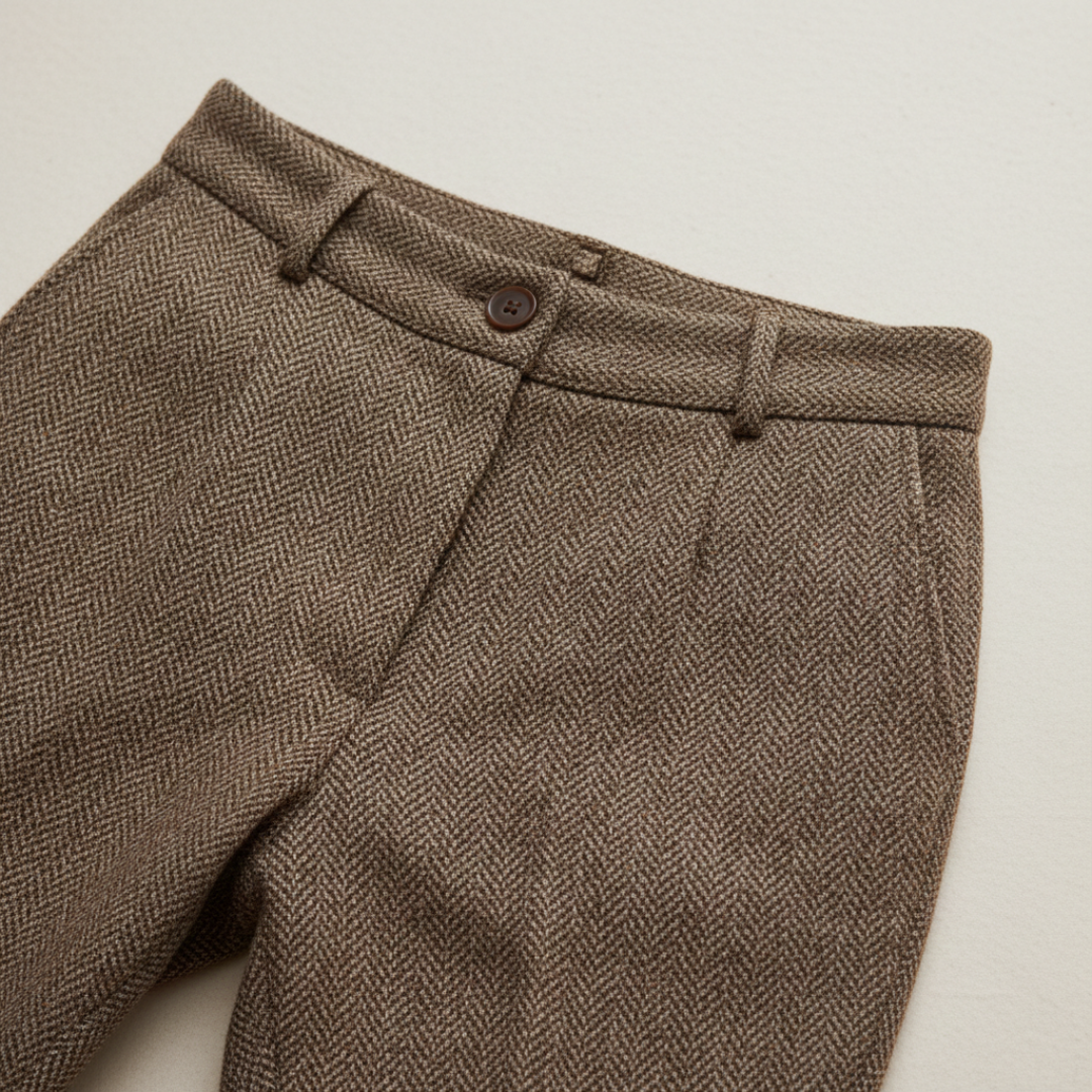 Pantalones Vestir Mujer Corte Recto Clásico