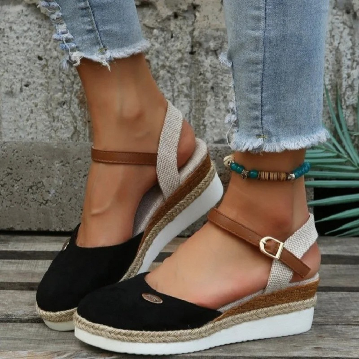 Sandalias Mujer con Plantilla Ortopédica Comoda Primavera Verano - Mavetta