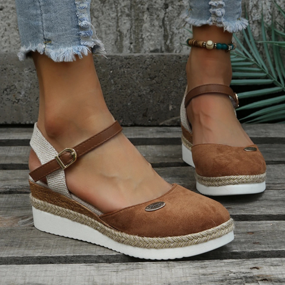 Sandalias Mujer con Plantilla Ortopédica Comoda Primavera Verano