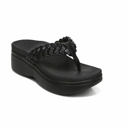 Sandalias Mujer Plataforma Suela Diseño Trenzado Verano