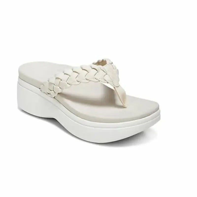 Sandalias Mujer Plataforma Suela Diseño Trenzado Verano