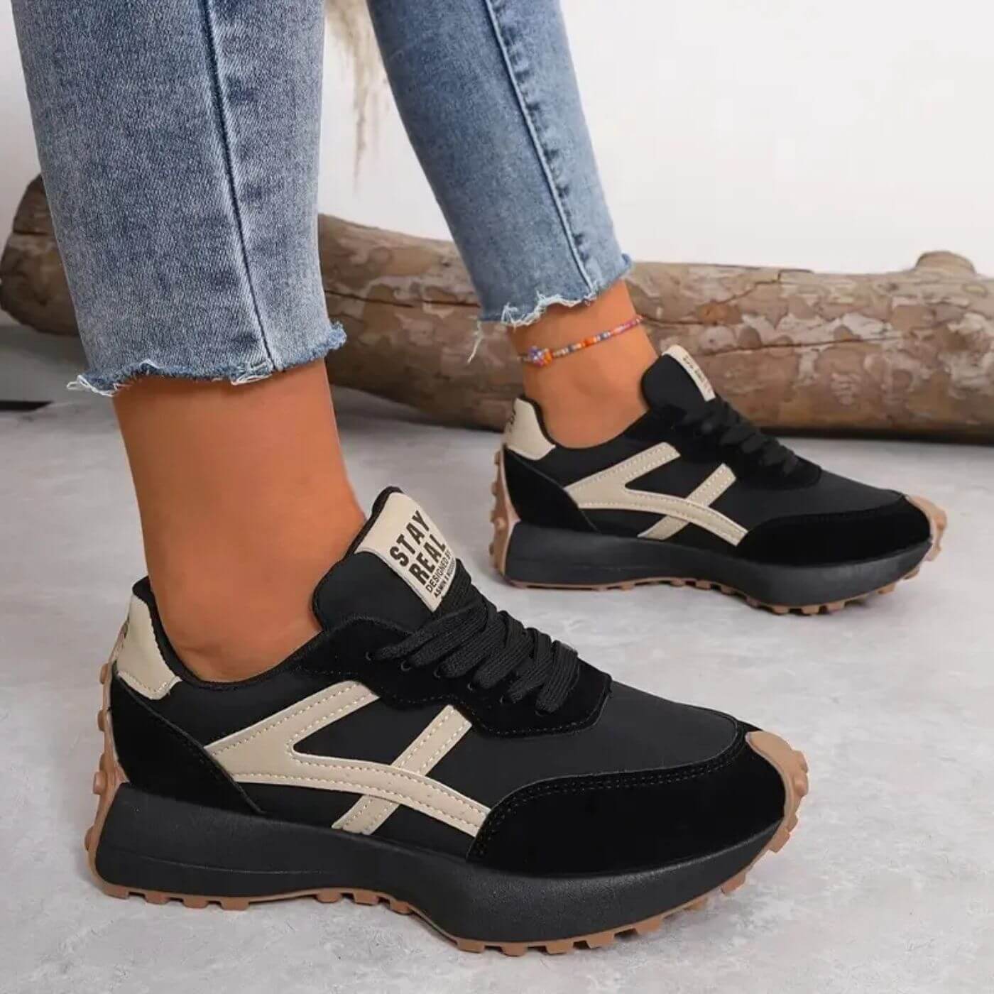 Zapatillas Mujer Comodas Soporte Reforzado Diseño Casual - Mavetta