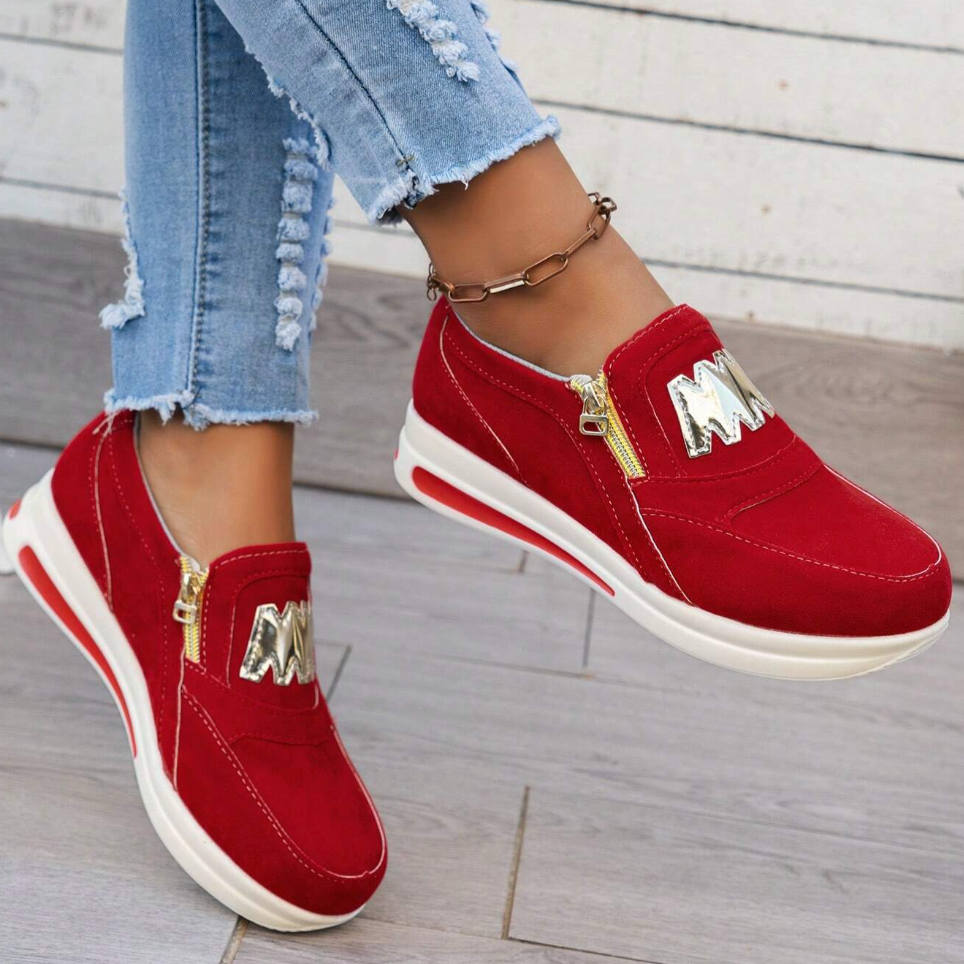 Zapatillas Plataforma Mujer Suaves Comodas Ajuste Casual