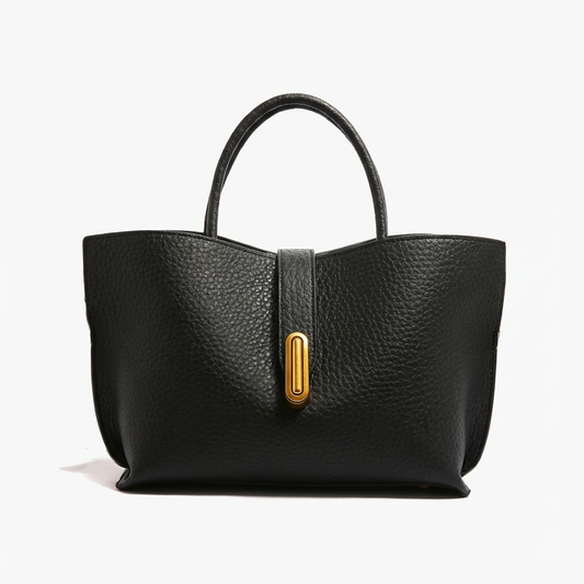 Bolso Tote Mini Mujer con Cierre Ovalado Silueta Alada - Mavetta
