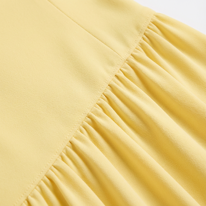 Vestido Maxi Mujer con Cuello Choker y Abertura Lateral