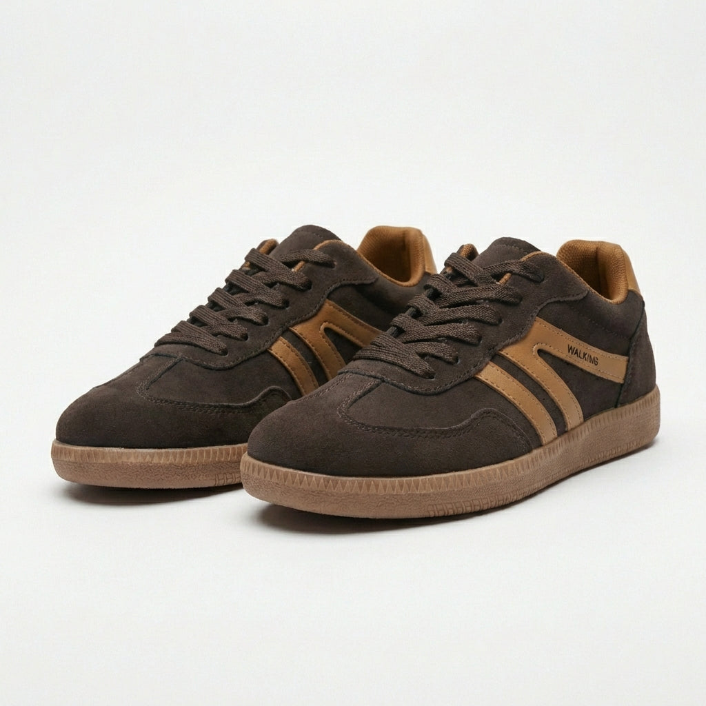 Zapatillas Mujer Retro Rayas Laterales Suela Gruesa Urbana