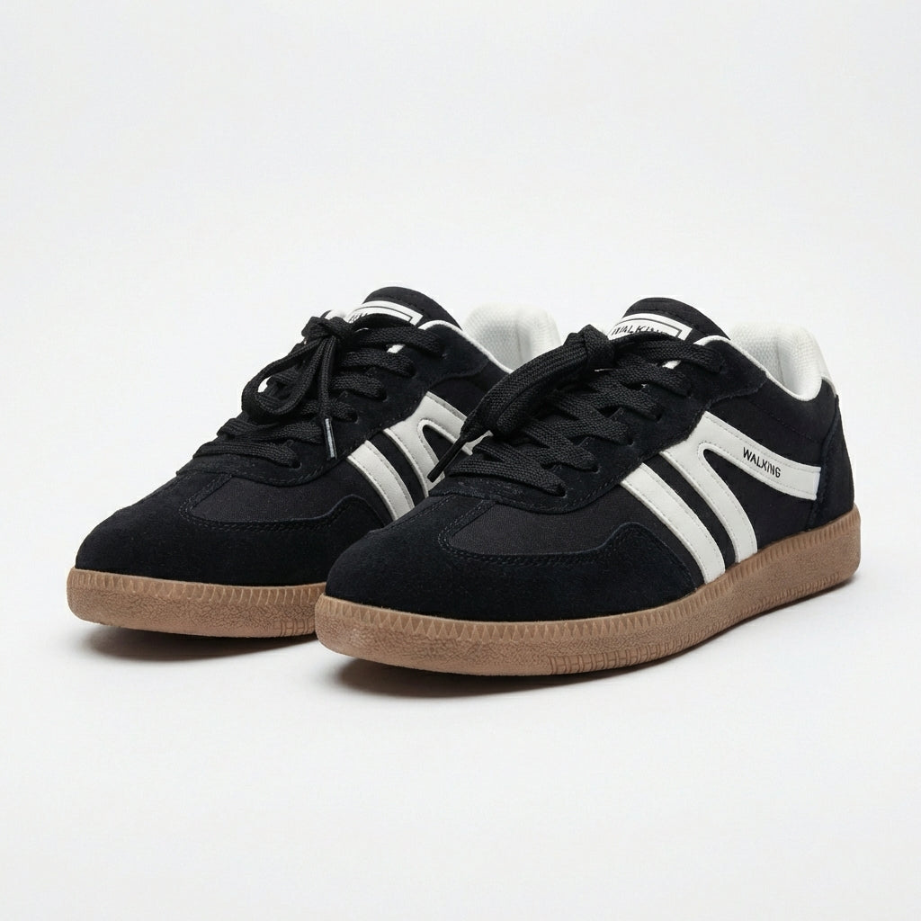 Zapatillas Mujer Retro Rayas Laterales Suela Gruesa Urbana - Mavetta