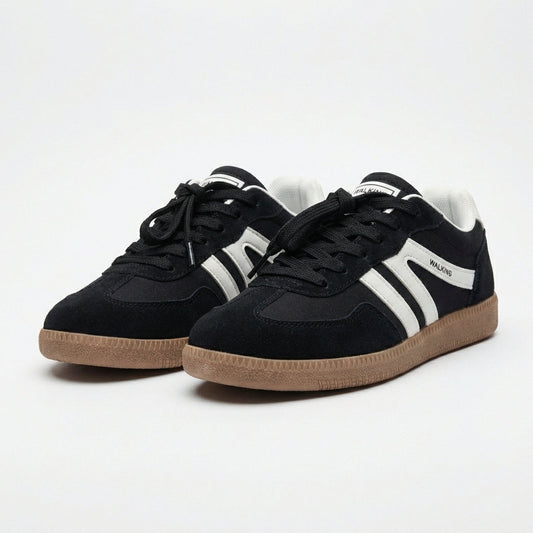 Zapatillas Mujer Retro Rayas Laterales Suela Gruesa Urbana - Mavetta