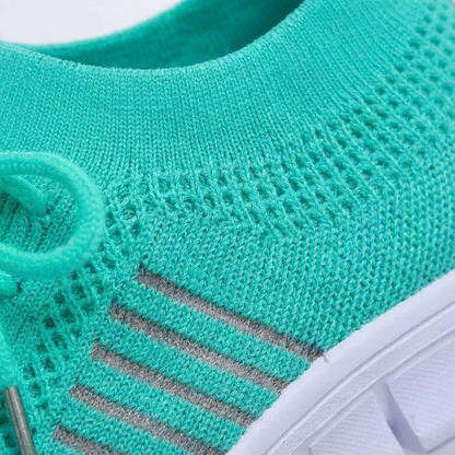 Zapatillas Running Mujer Tejido Transpirable Cordones Deportivo
