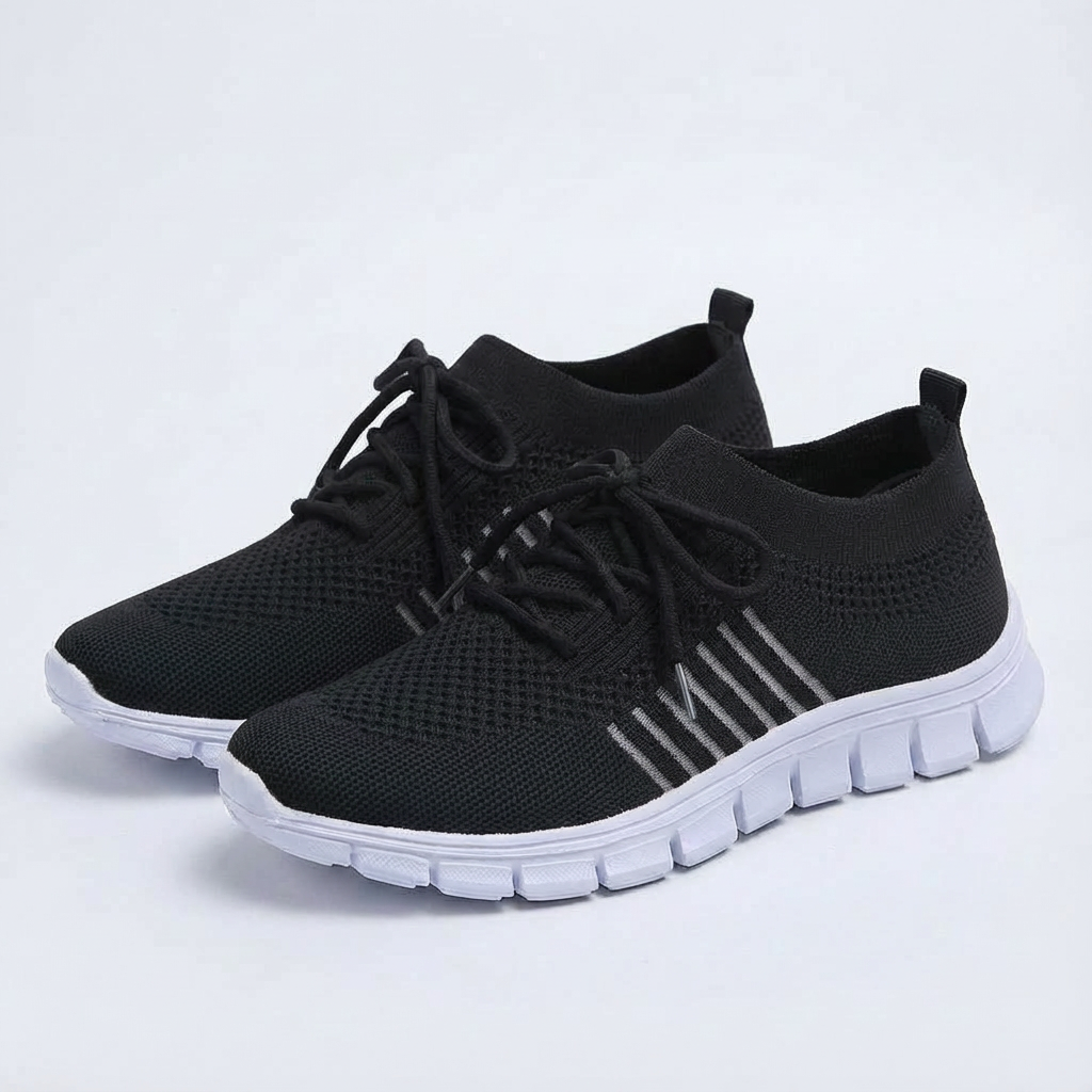Zapatillas Running Mujer Tejido Transpirable Cordones Deportivo