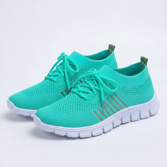 Zapatillas Running Mujer Tejido Transpirable Cordones Deportivo - Mavetta
