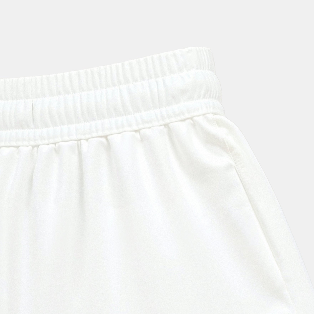 Pantalones Mujer Fluidos Algodón Cintura Elástica Ajuste Recto