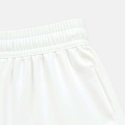 Pantalones Mujer Fluidos Algodón Cintura Elástica Ajuste Recto