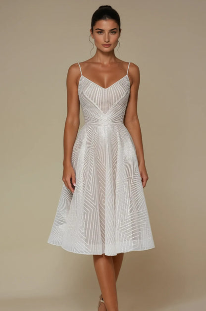 Vestido Mujer Poliéster Lentejuelas Tirantes Espagueti