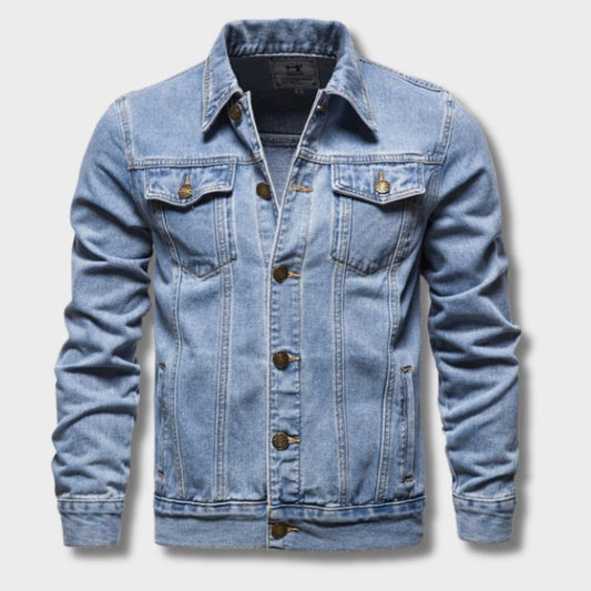 Chaqueta Vaquera Hombre Abotonada Bolsillos en Pecho - Mavetta