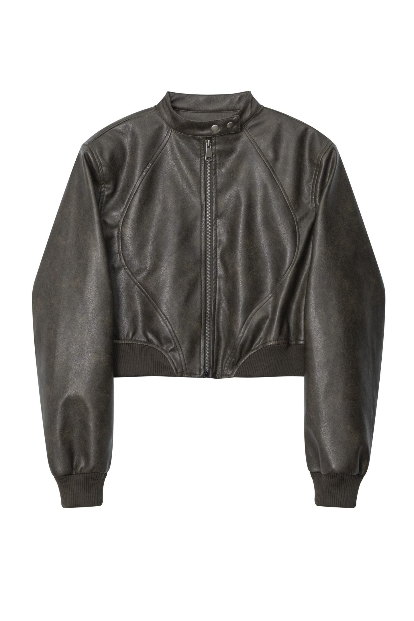 Chaqueta Mujer de Cuero Ajuste Clásico