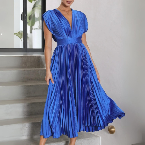 Vestido mujer elegante versátil corte ajustado