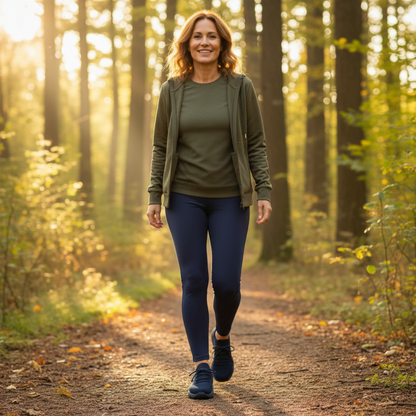 Zapatillas Running Mujer Knit Cordones Suela Gruesa Cuello Calcetín