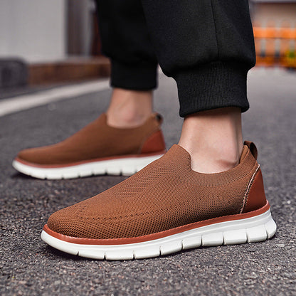 Zapatillas Hombre Casual Malla Fly Knit Slip-On Suela EVA