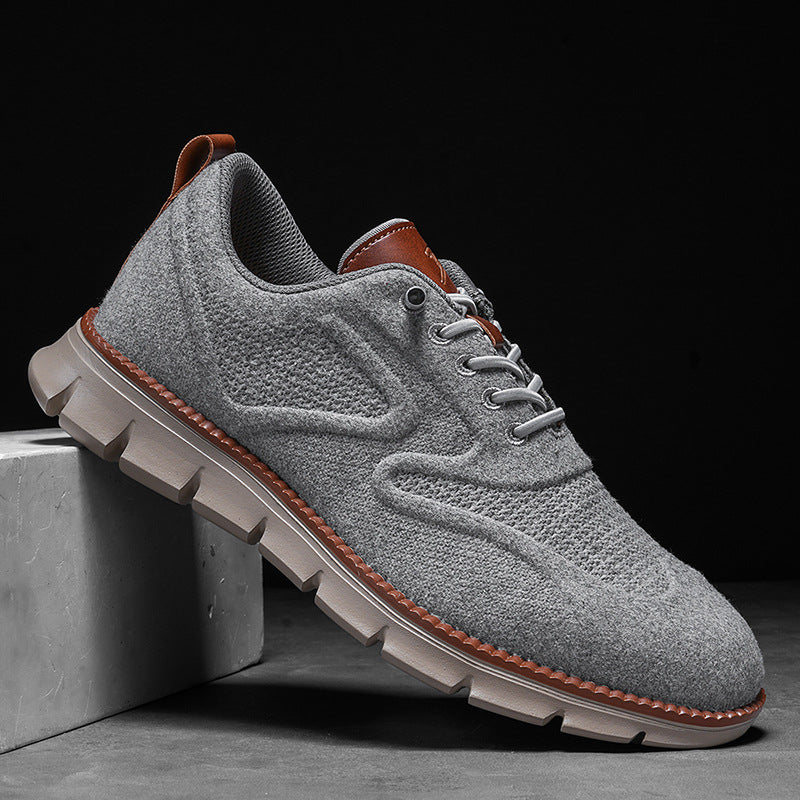 Zapatos Oxford Hombre Cuero Sintético Suela Goma Cordones - Mavetta