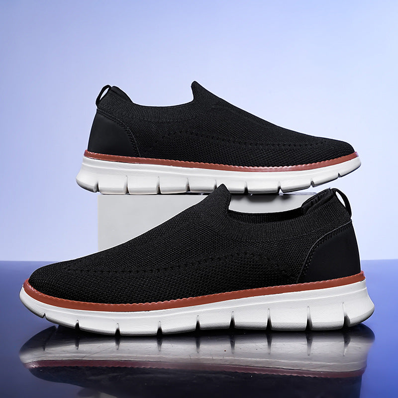 Zapatillas Hombre Casual Malla Fly Knit Slip-On Suela EVA