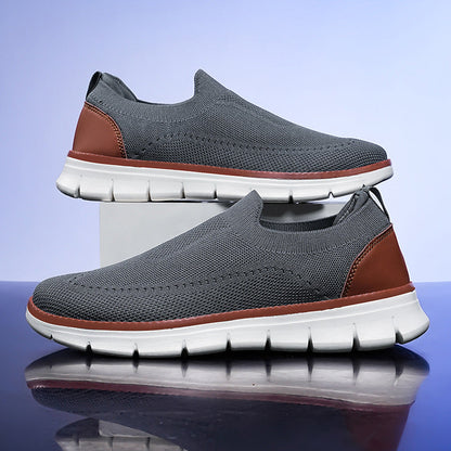 Zapatillas Hombre Casual Malla Fly Knit Slip-On Suela EVA