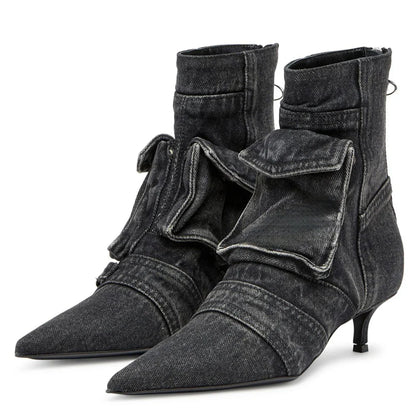 Botines Mujer de Tejano Estilo Cargo