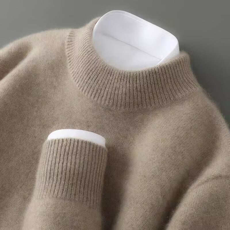 Jersey Hombre de Cachemira Suave Ajuste Confortable