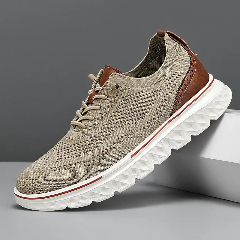 Zapatillas Deportivas Unisex de Malla Transpirable con Cordones